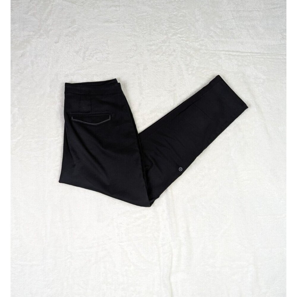 Lululemon Trouser Pants 4 City Trek Trouser Black Mid Rise Tapered Athleisure